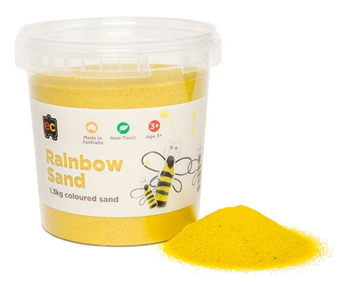 Rainbow Sand 1.3kg Tub Yellow