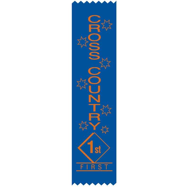SMS #SR15 1st Place Cross Country Satin Ribbons Pack 100