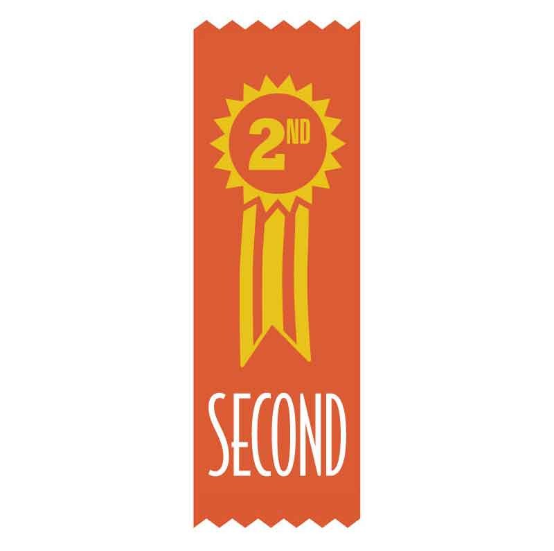 SMS #SR28 2nd Place Vinyl Ribbons Pack 100