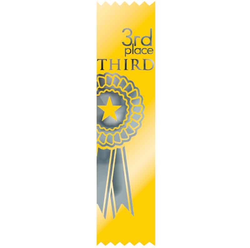 SMS #SR49 3rd Place Satin Ribbons Pack 100