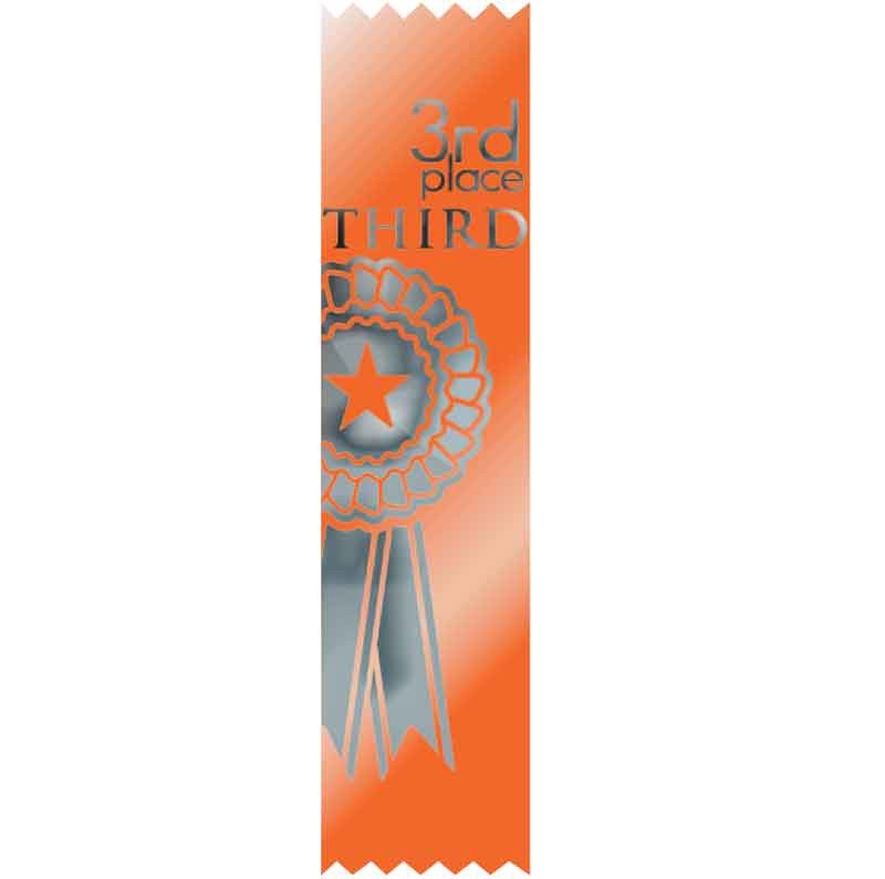 SMS #SR50 3rd Place Satin Ribbons Pack 100