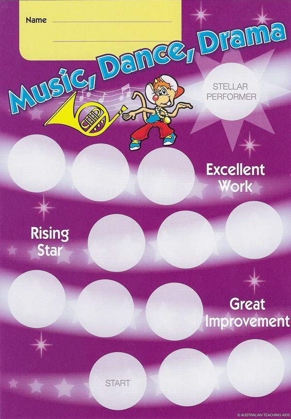 Music, Dance, Drama Award Achievement Cards (PAPER) Pack 35