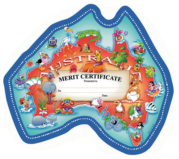 Our Australia Merit Certificates Pack 200