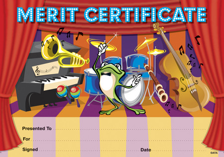 Music Merit Certificates Pack 35