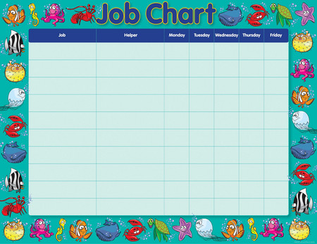 Fishy Friends Job Chart