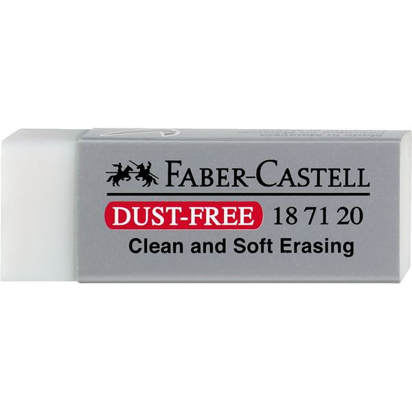 Eraser Dust Free Faber With Sleeve Medium