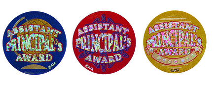Foil Glitz Assistant Principal’s Award Stickers 40mm Pack 300