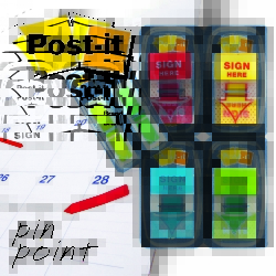 Flags Post-It 680-SH4VA Sign Here Value Pack (FS)