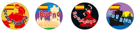 Spanish Language Stickers Pack 96