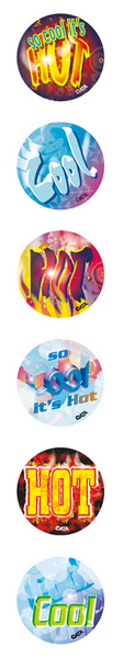 So Cool It's Hot Merit Stickers Pack 96