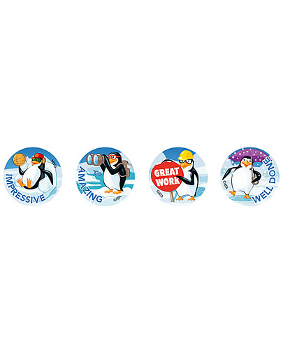 Playful Penguins Merit Stickers Pack 96