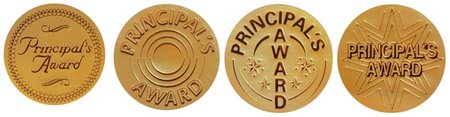 Principal's Gold Award Foil Stickers Pack 504