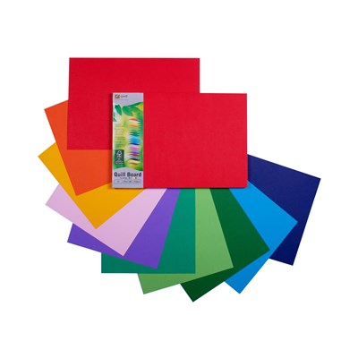 Quill Board A3 210gsm Assorted Colours Pkt100 (FS)
