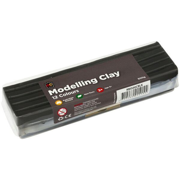 Modelling Clay 500g Black (FS)
