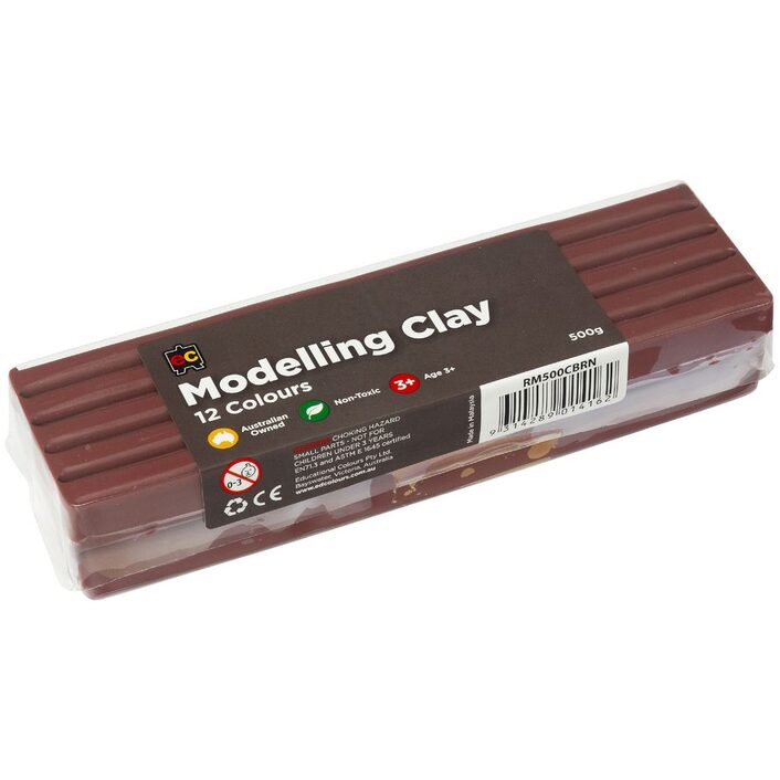 Modelling Clay 500g Brown (FS)
