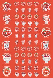 Scentsations Scratch n Sniff Strawberry Stickers Pack 180