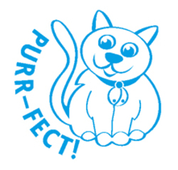 Purr-fect (Cat) Merit Stamp