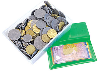 Money Bank: Coins & Notes – 440 pieces in Container