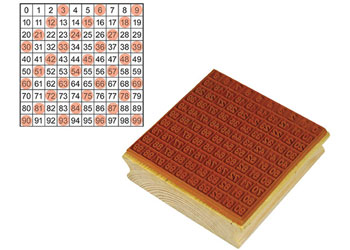 Stamp 0-99 Hundreds Grid