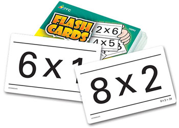 Multiplication Flash Cards – 55 Cards