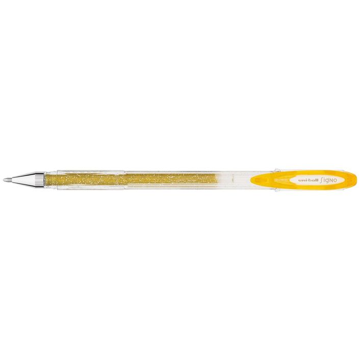 Pen Uniball UM120 Signo Sparkling Gel Ink RB Gold