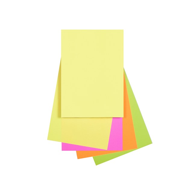 Paper Quill A4 80gsm Fluoro Assorted 4 Colours Pkt250 (FS)