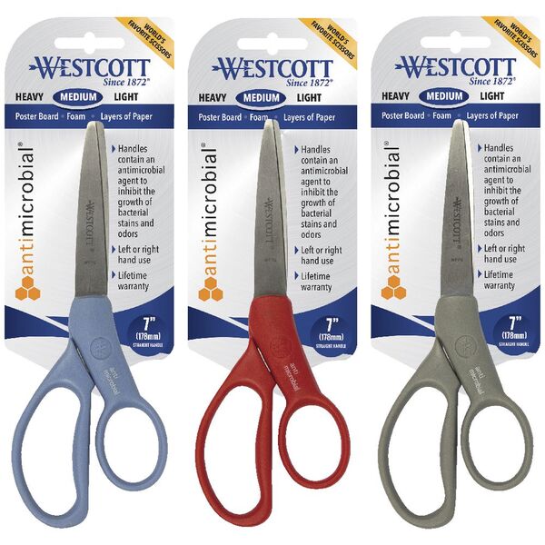 Westcott Blue Student Scissors, (7)