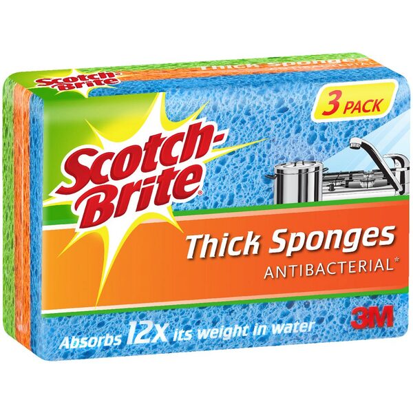 Scotch Brite Sponges Pack 4 (FS)