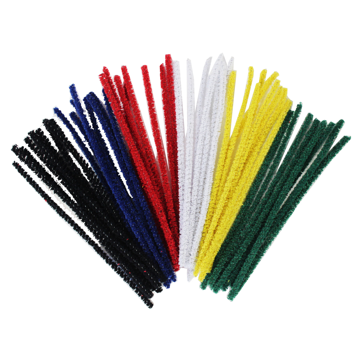 Pipe Cleaner Cotton Jasart 150mm Assorted Pkt1000 (FS)