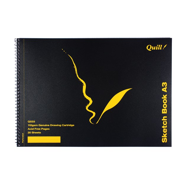 Sketch Book Quill A3 Q533 40 Pages