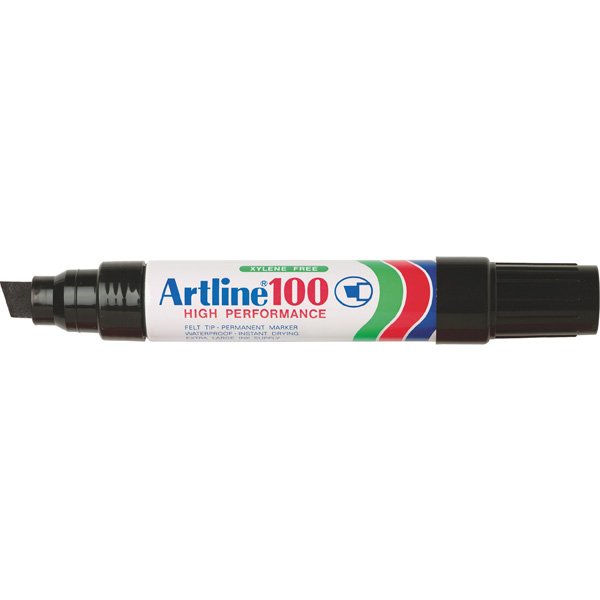 Marker Artline 100 Chisel Tip Black