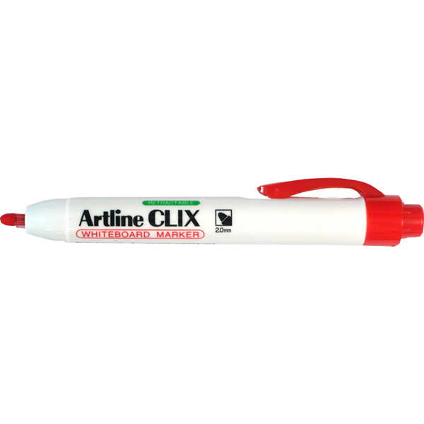 Marker Whiteboard Artline Clix Bullet Red (FS)