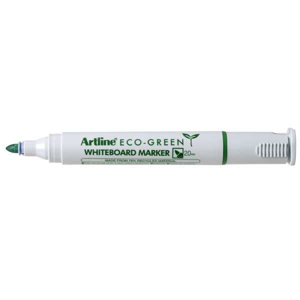 Artline Eco-Green Whiteboard Marker Bullet Green (FS)