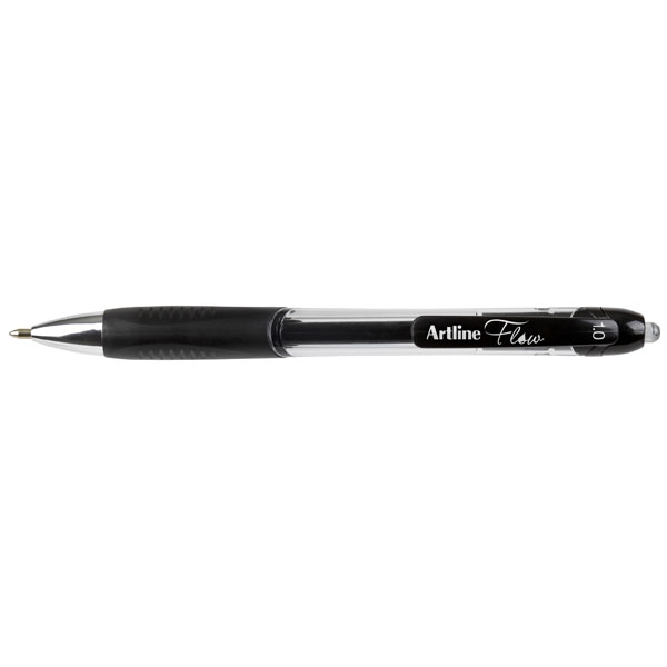 Artline Flow Retractable Pen Black (FS)