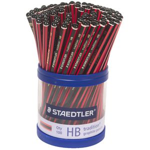 Staedtler Tradition Graphite Pencils Cup of 100 x 110HB (FS)