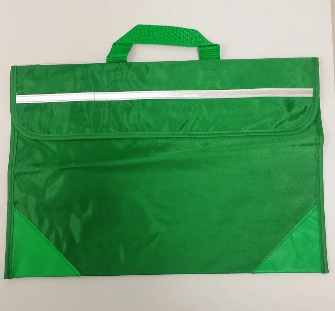 Book Bag 270mm x 380mm Nylon Green