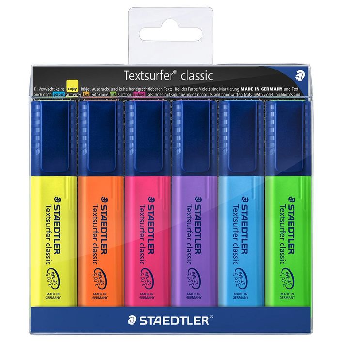 Highlighter Staedtler Textsurfer Classic Wallet 6 (FS)