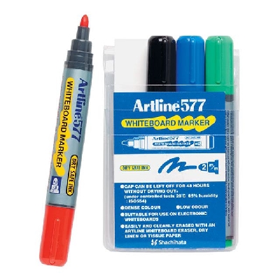 Marker Whiteboard Artline 577 Wallet 4