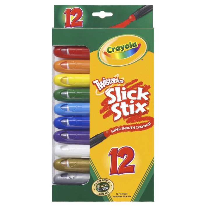 Crayola Twistables Slick Stix Pkt12 (FS)