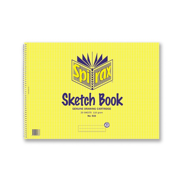 Sketch Book A3 Spirax 533 20 Leaf