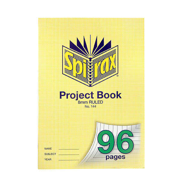 Project Book Spirax A4 96 Page 8mm