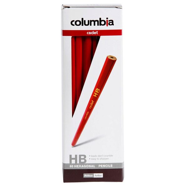 Pencil Cadet Columbia Hexagonal HB Bx60 (FS)