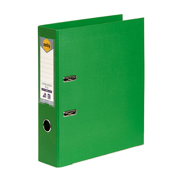 Lever Arch File A4 PE Green