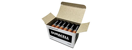 Battery Coppertop Duracell AA Bx24 (FS)