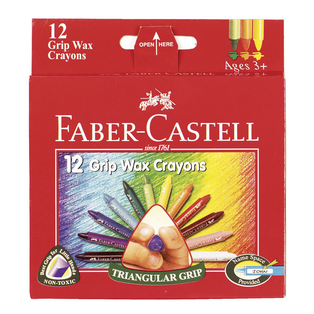 Crayons Faber Grip Triangular 12