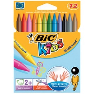 Crayons BIC Kids Plastidecor Pack12 (FS)