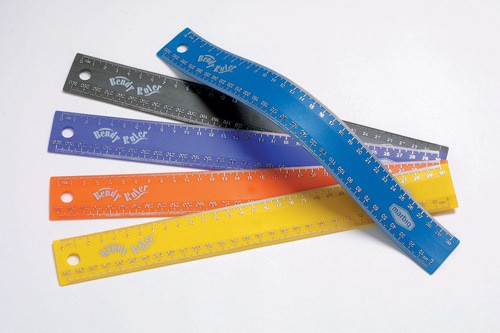 Ruler Plastic Bendy 30cm