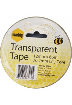 Tape Office Marbig 12mm x 66m