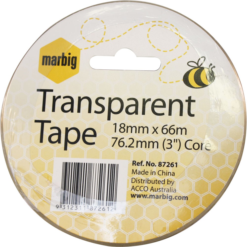 Tape Office Marbig 18mm x 66m