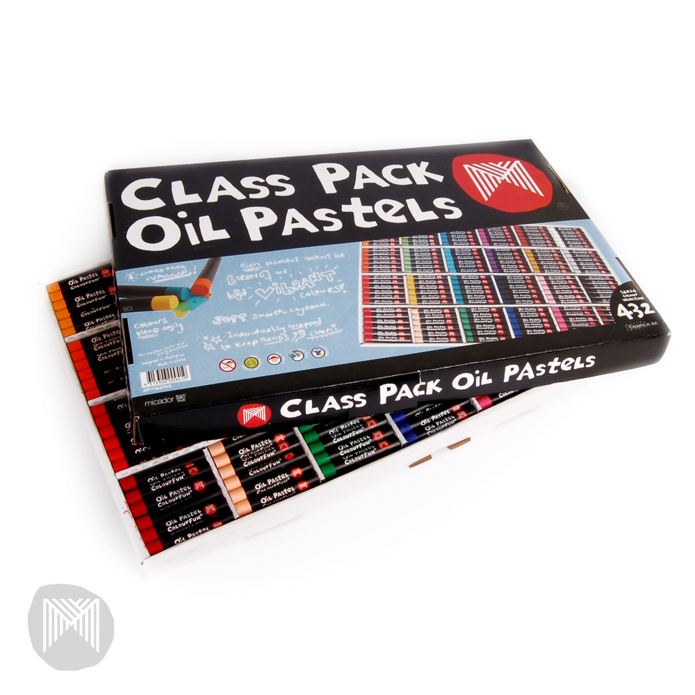 Pastels Oil Micador Colourfun Classpack Set 432 (FS)